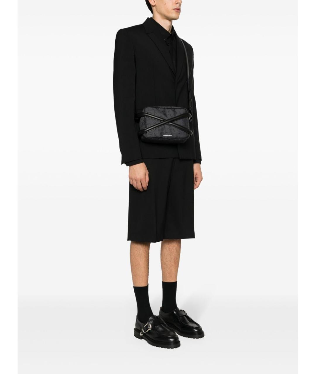 ALEXANDER MCQUEEN Черная сумка на плечо, фото 5