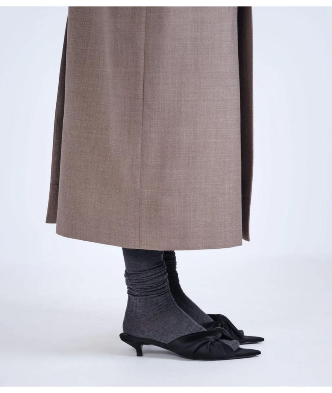 Carven Черные текстильные мюли, фото 2