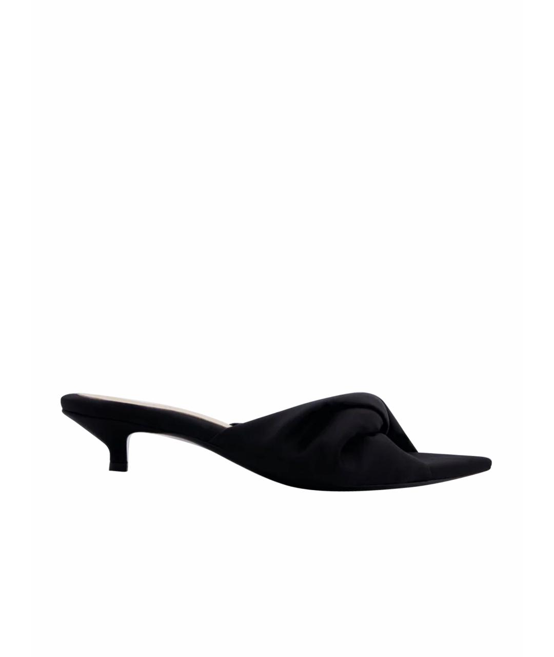 Carven Черные текстильные мюли, фото 1