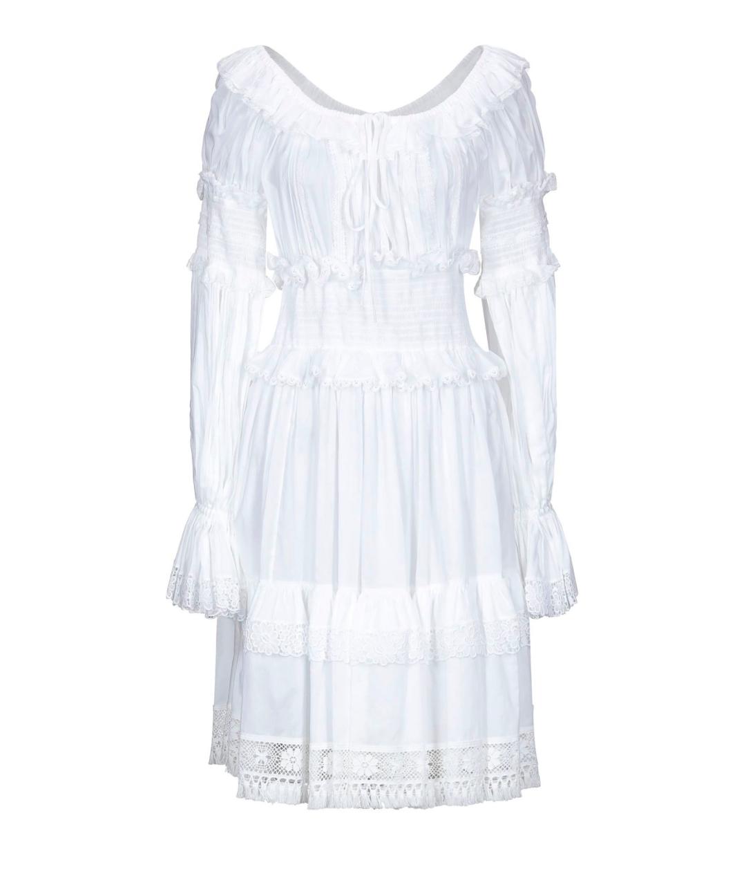 DOLCE&GABBANA Белое коктейльное платье, фото 1