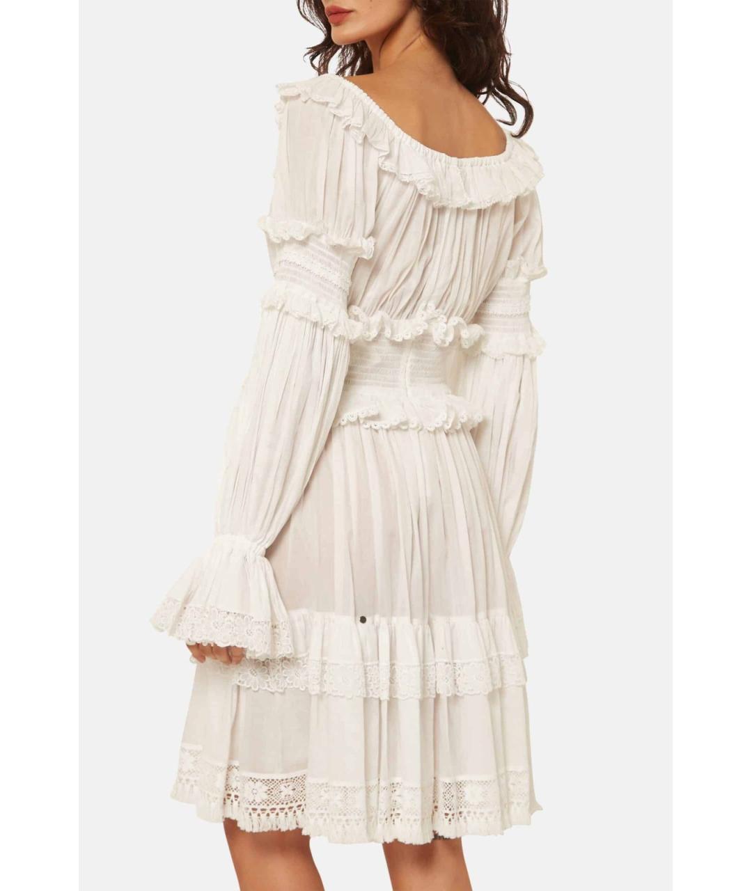 DOLCE&GABBANA Белое коктейльное платье, фото 4