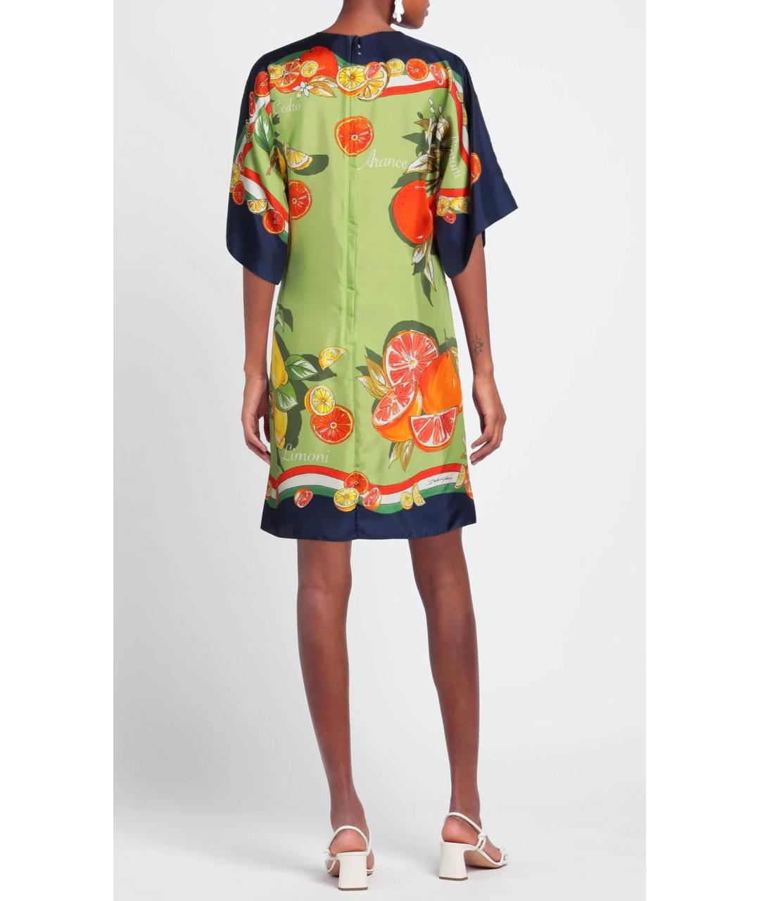DOLCE&GABBANA Мульти повседневное платье, фото 3