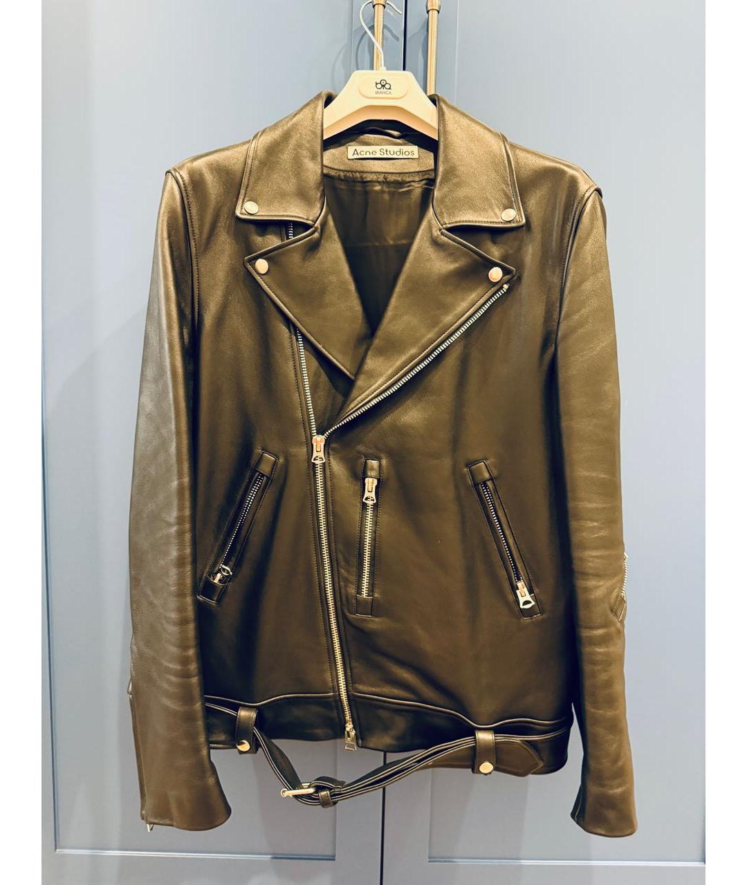 ACNE STUDIOS Черная кожаная куртка, фото 7
