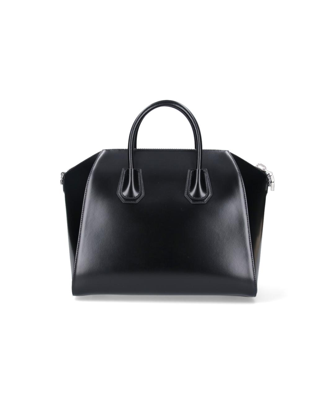 GIVENCHY Черная кожаная сумка тоут, фото 3