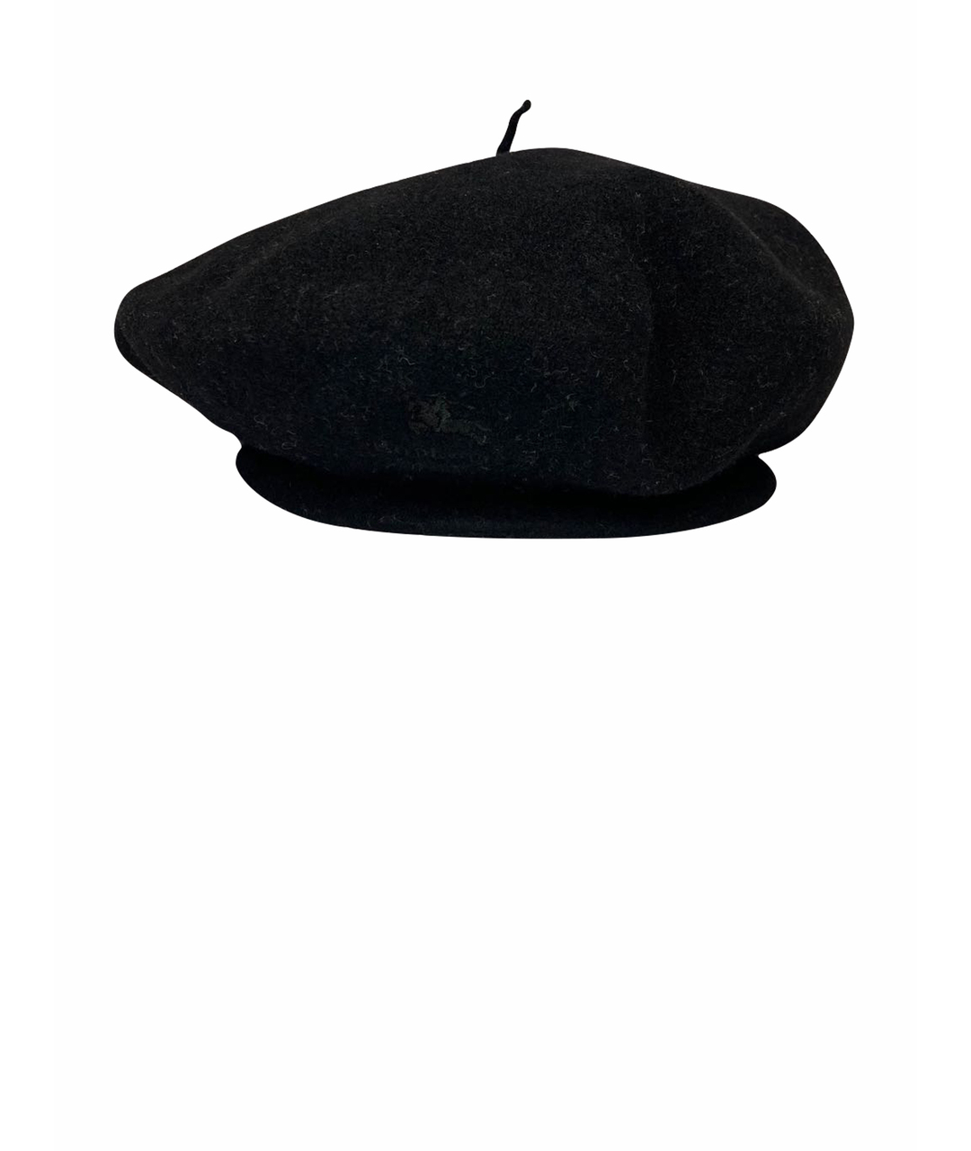 BURBERRY Черная шерстяная шапка, фото 1