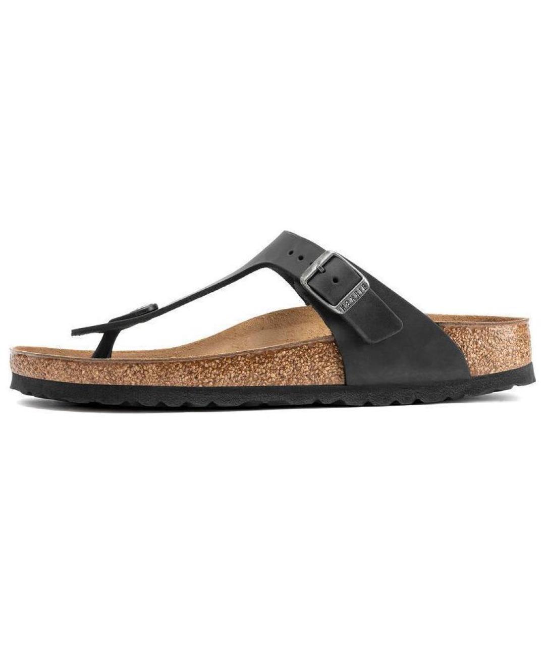 BIRKENSTOCK Черные шлепанцы, фото 6