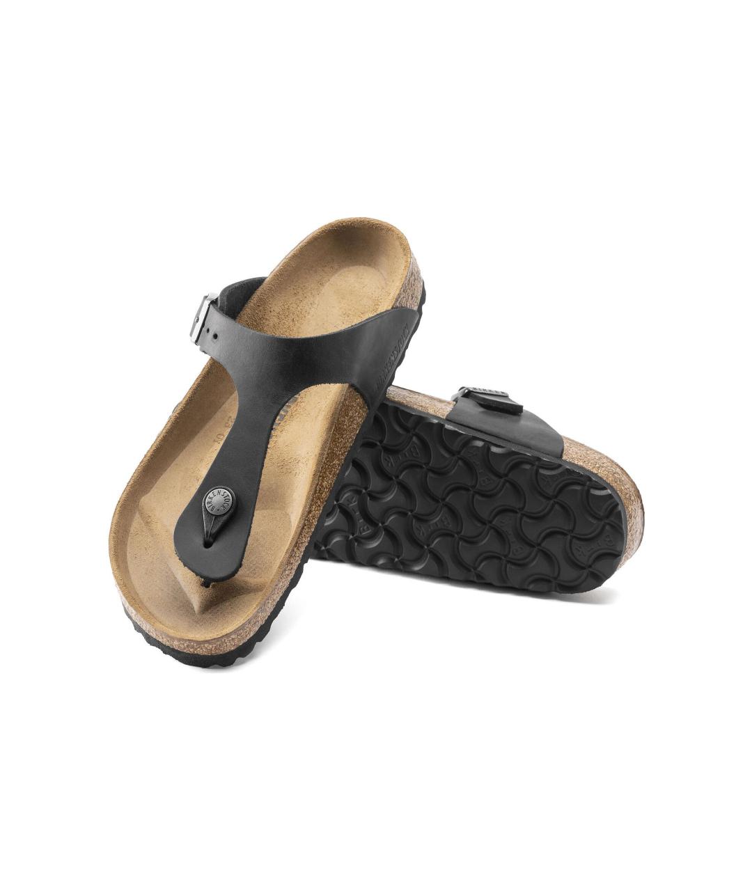 BIRKENSTOCK Черные шлепанцы, фото 5