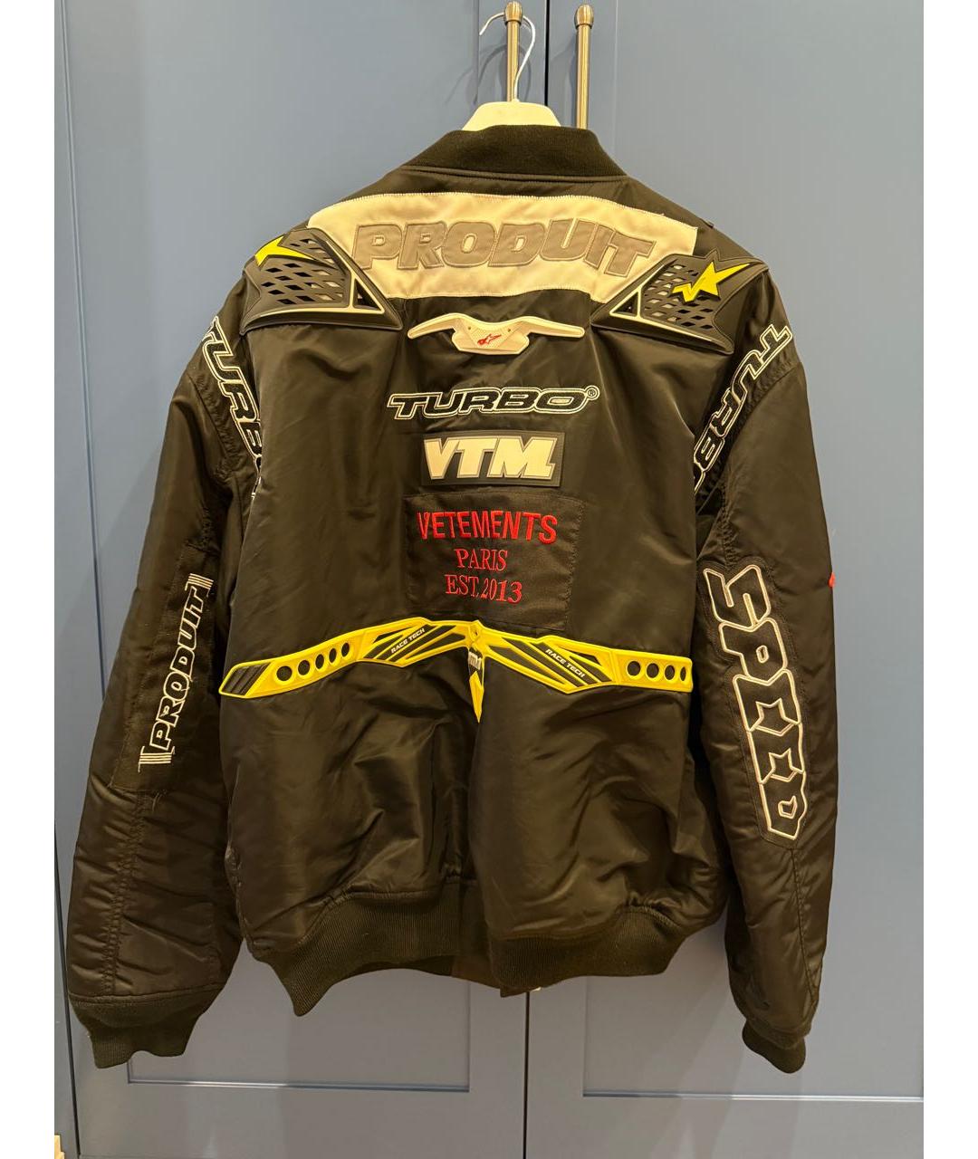 VETEMENTS Черная куртка, фото 2