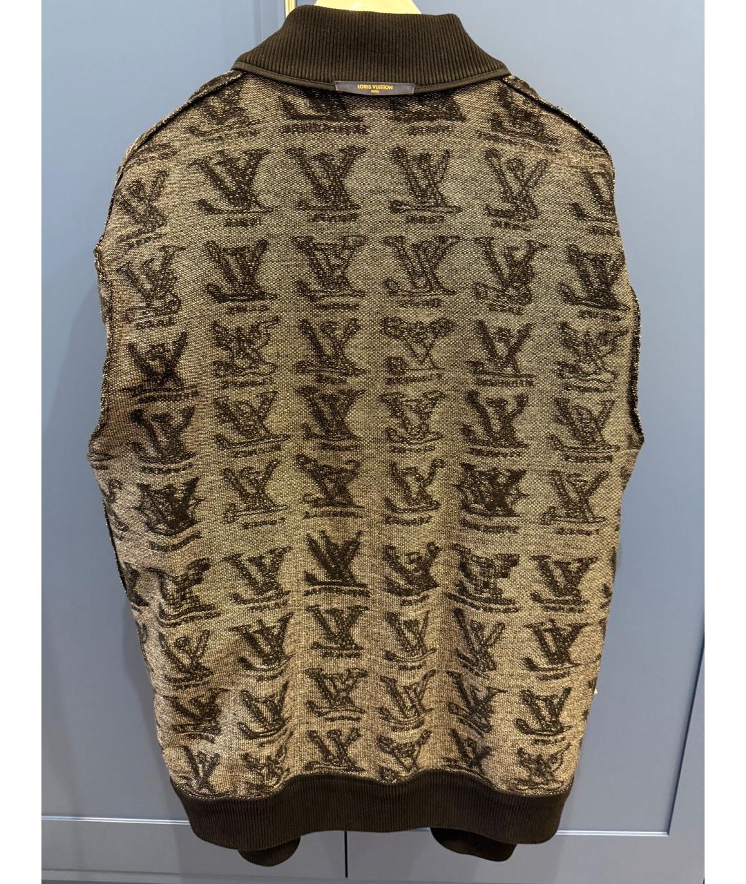 LOUIS VUITTON Черная хлопковая куртка, фото 3