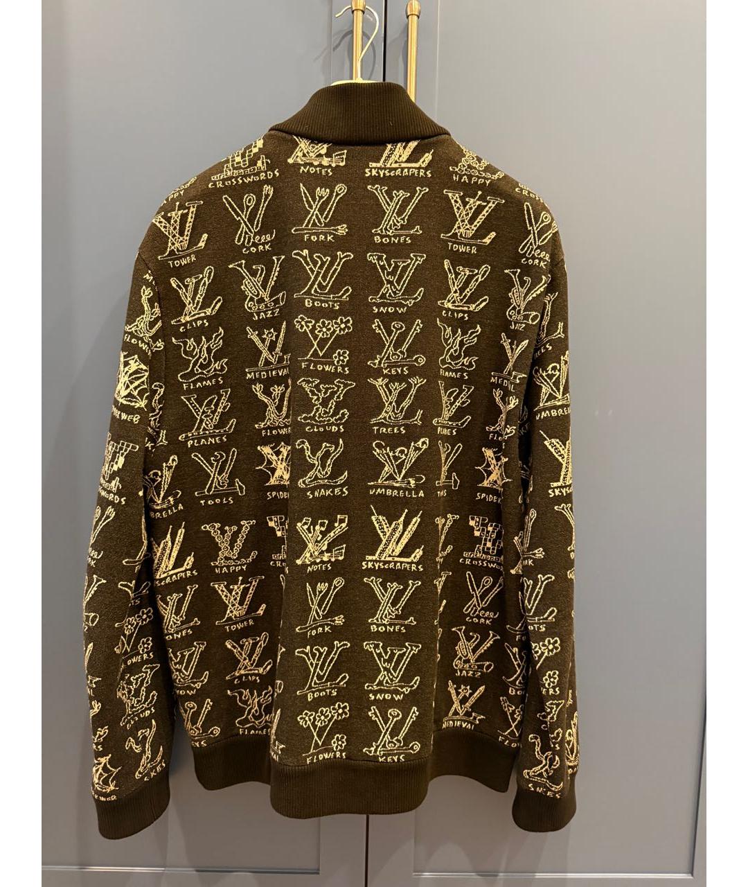 LOUIS VUITTON Черная хлопковая куртка, фото 2