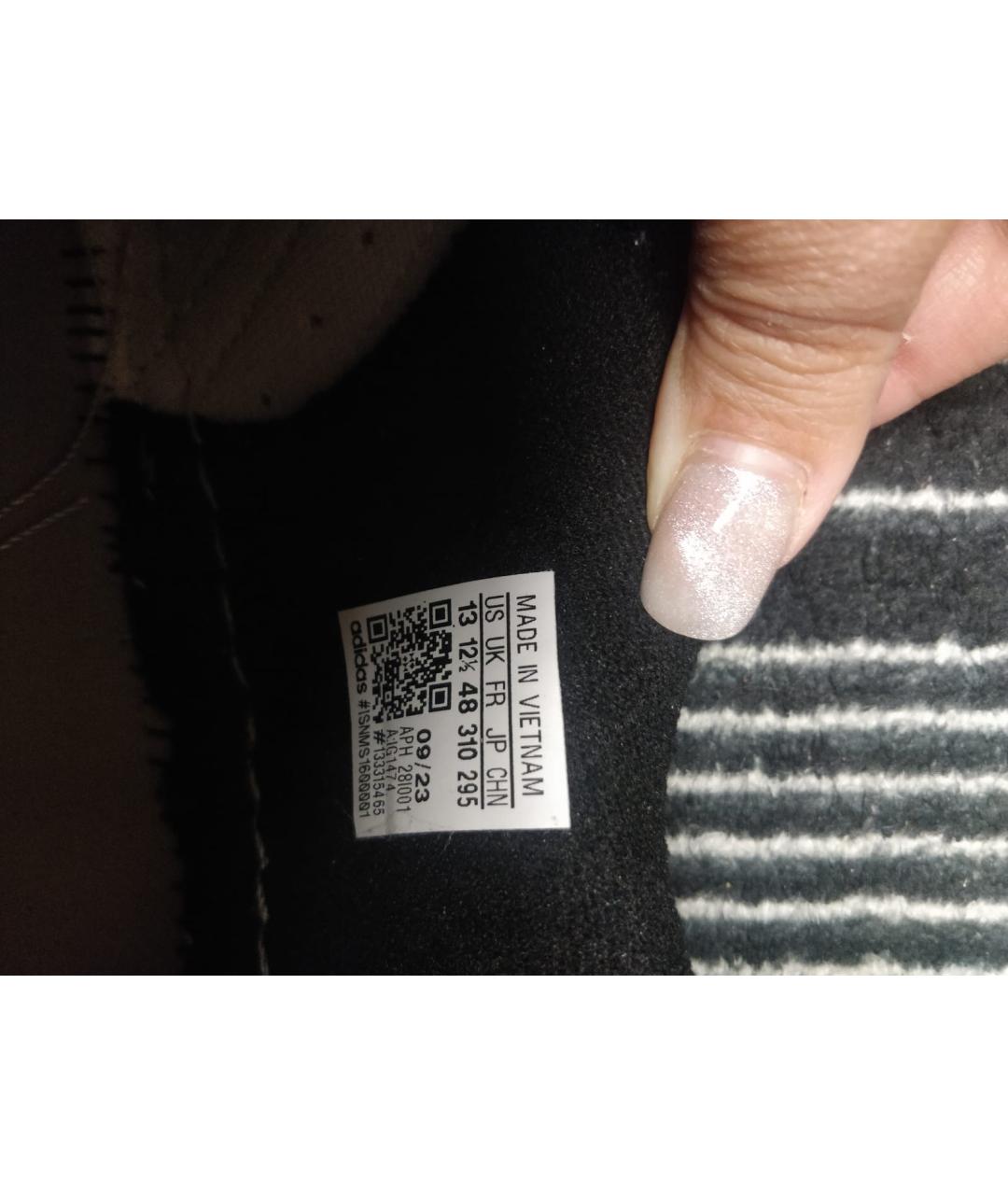 ADIDAS Белые кожаные низкие кроссовки / кеды, фото 7