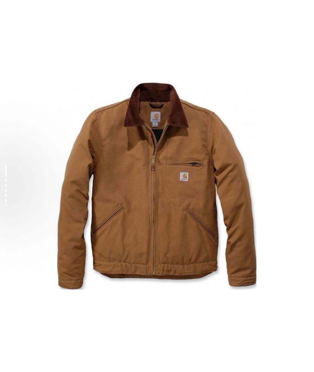 CARHARTT Горчичная хлопко-эластановая куртка, фото 9