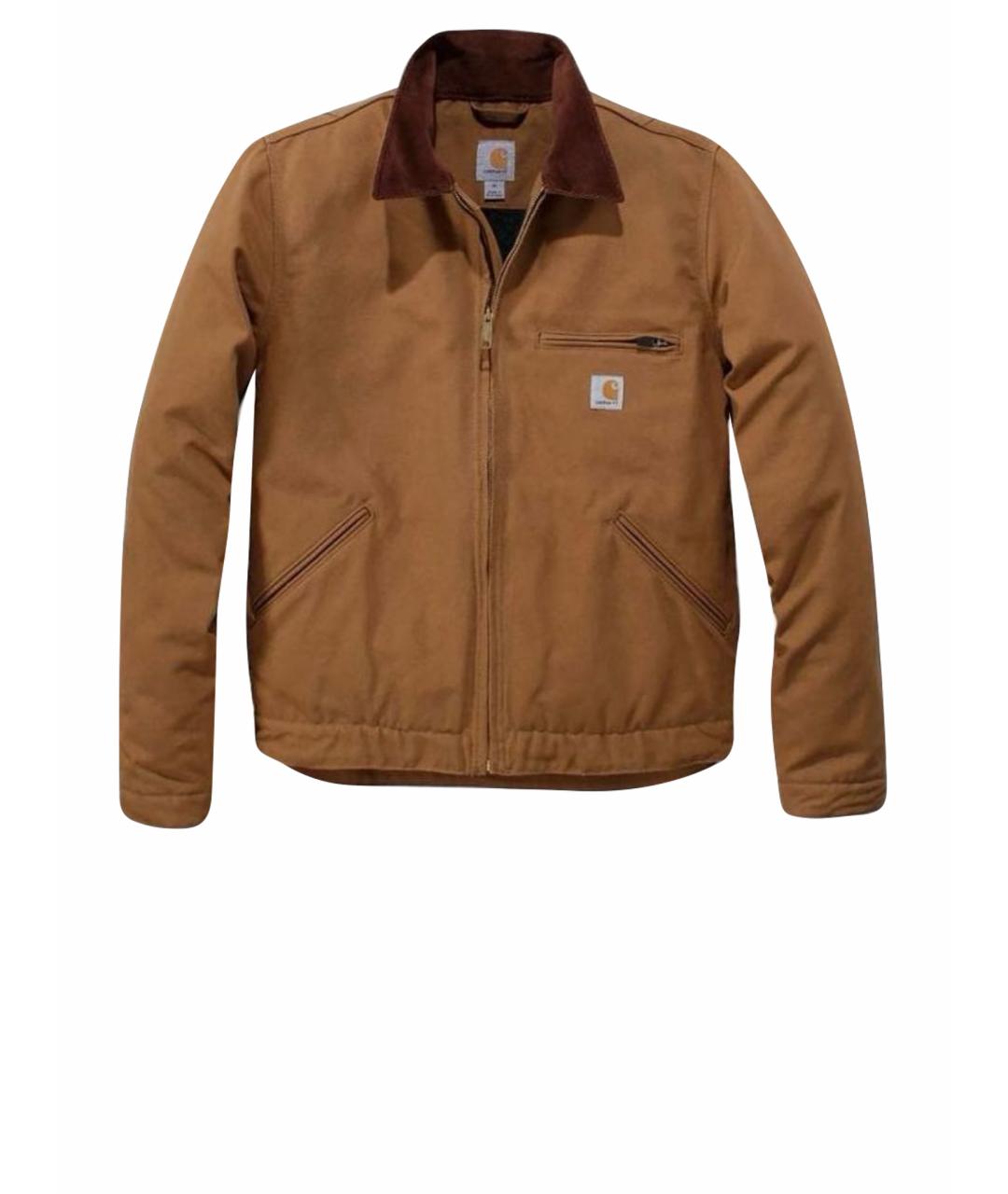 CARHARTT Горчичная хлопко-эластановая куртка, фото 1