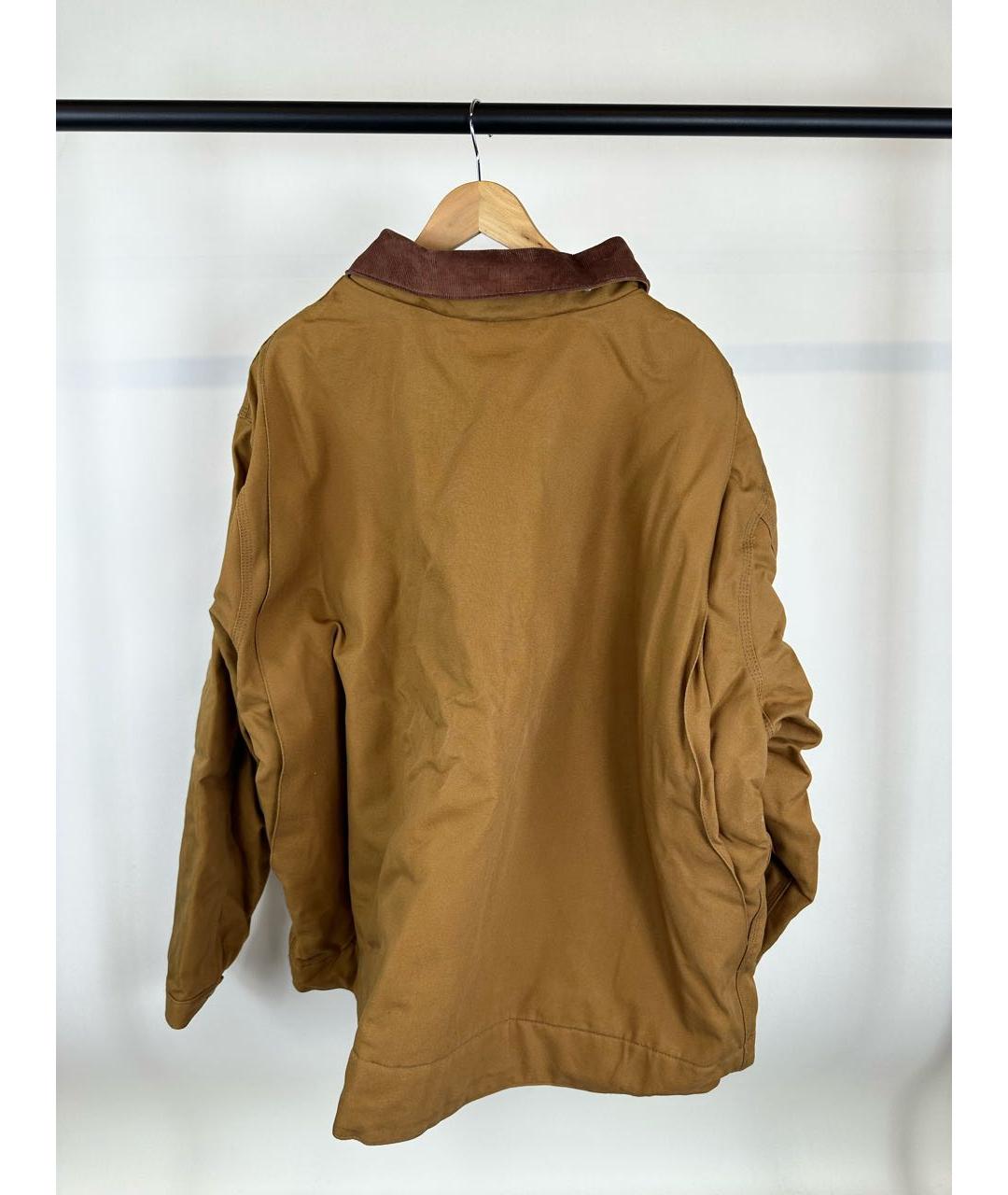 CARHARTT Горчичная хлопко-эластановая куртка, фото 2