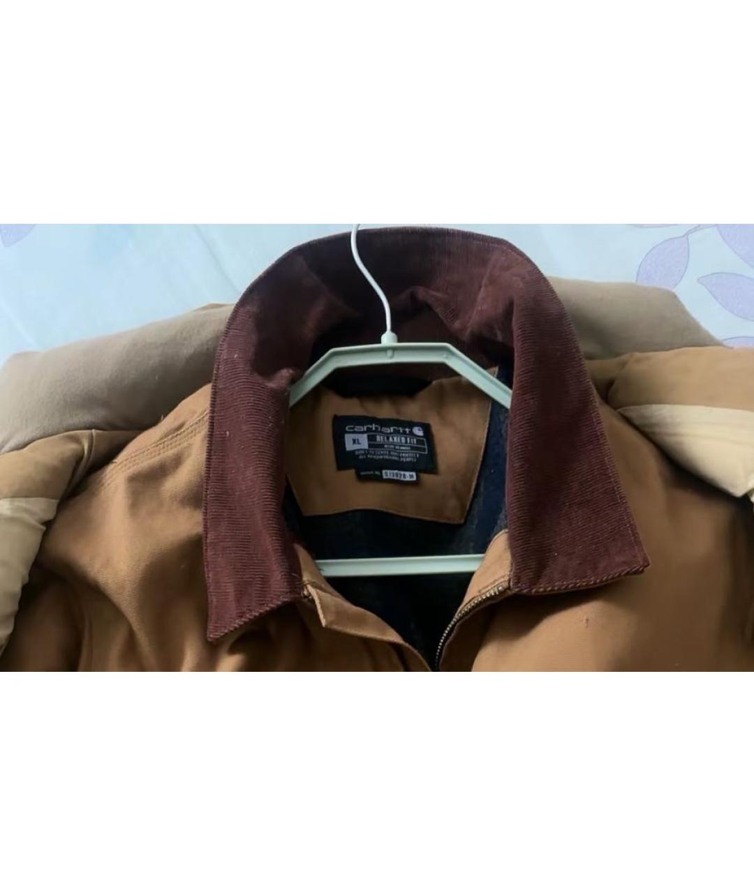 CARHARTT Горчичная хлопко-эластановая куртка, фото 3