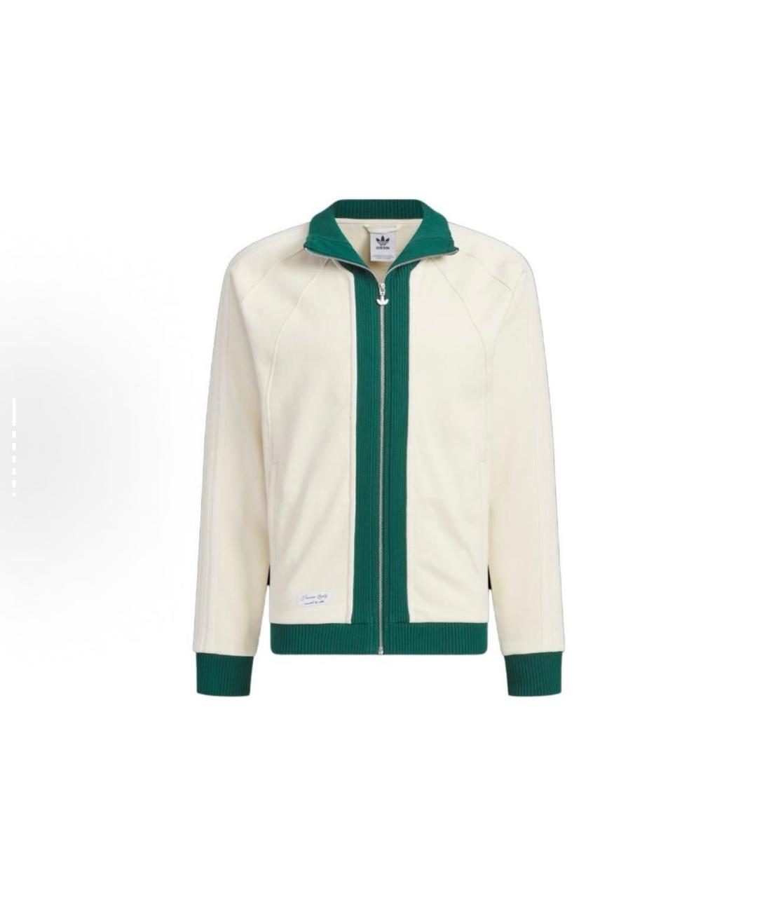 ADIDAS Бежевый хлопко-эластановый кардиган, фото 8
