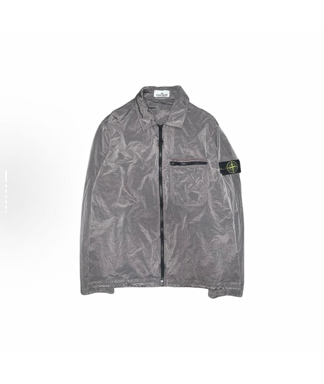 STONE ISLAND Серая хлопковая куртка, фото 1