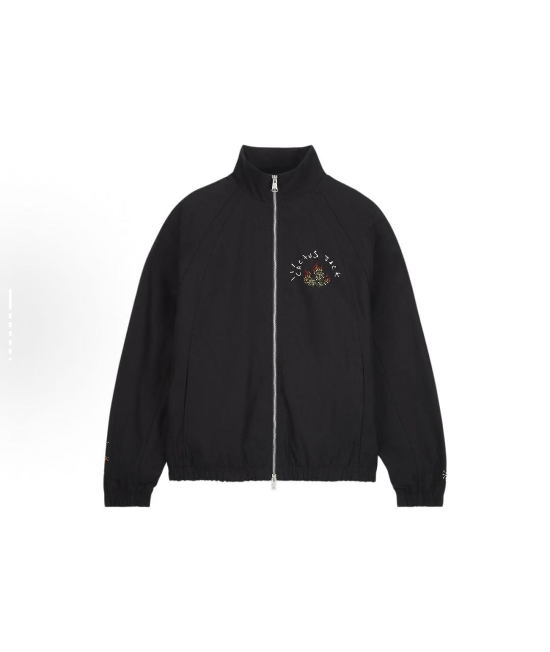 CACTUS JACK BY TRAVIS SCOTT Черная хлопко-эластановая куртка, фото 1