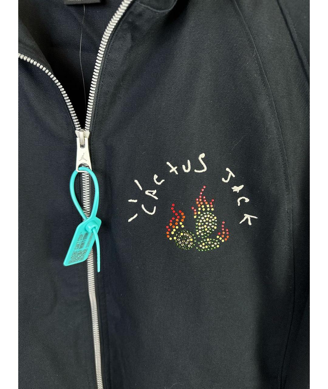 CACTUS JACK BY TRAVIS SCOTT Черная хлопко-эластановая куртка, фото 7