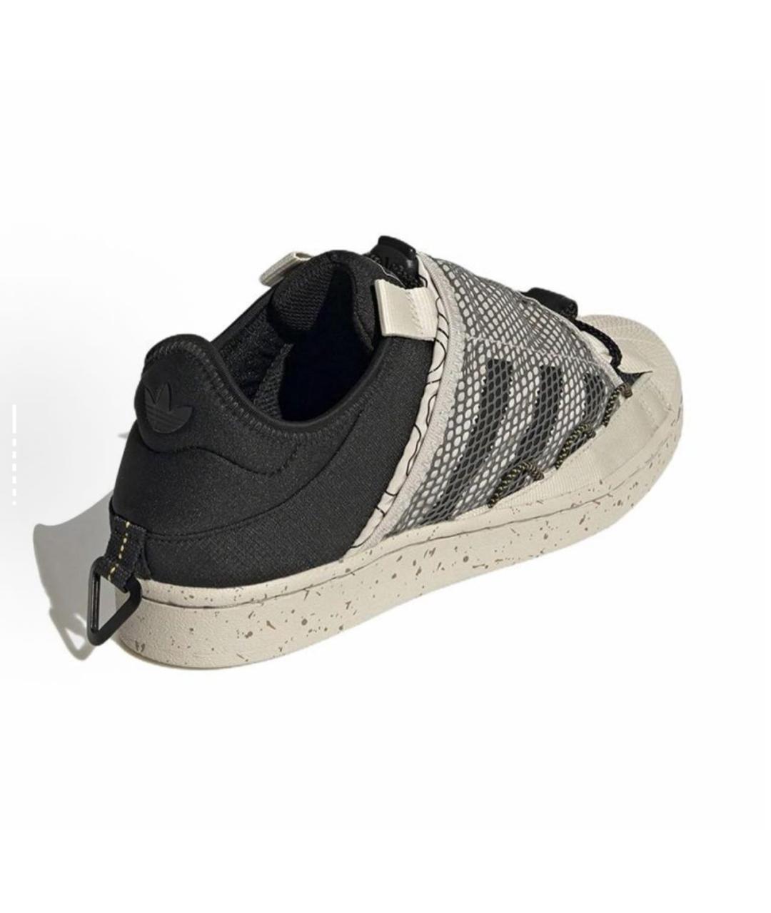 ADIDAS Бежевые текстильные низкие кроссовки / кеды, фото 4