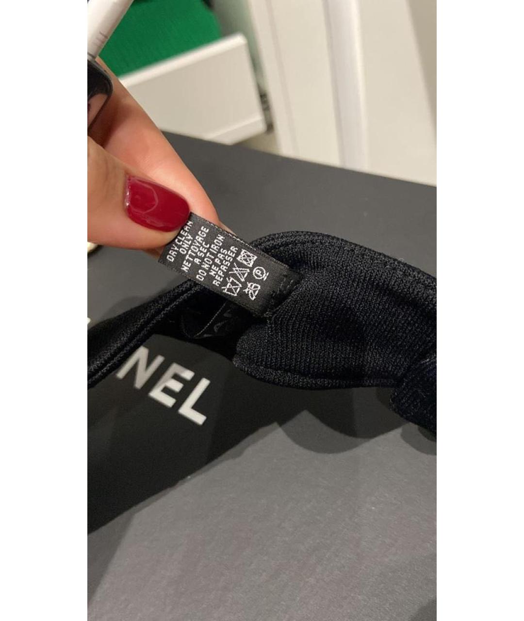CHANEL Черная кепка, фото 4
