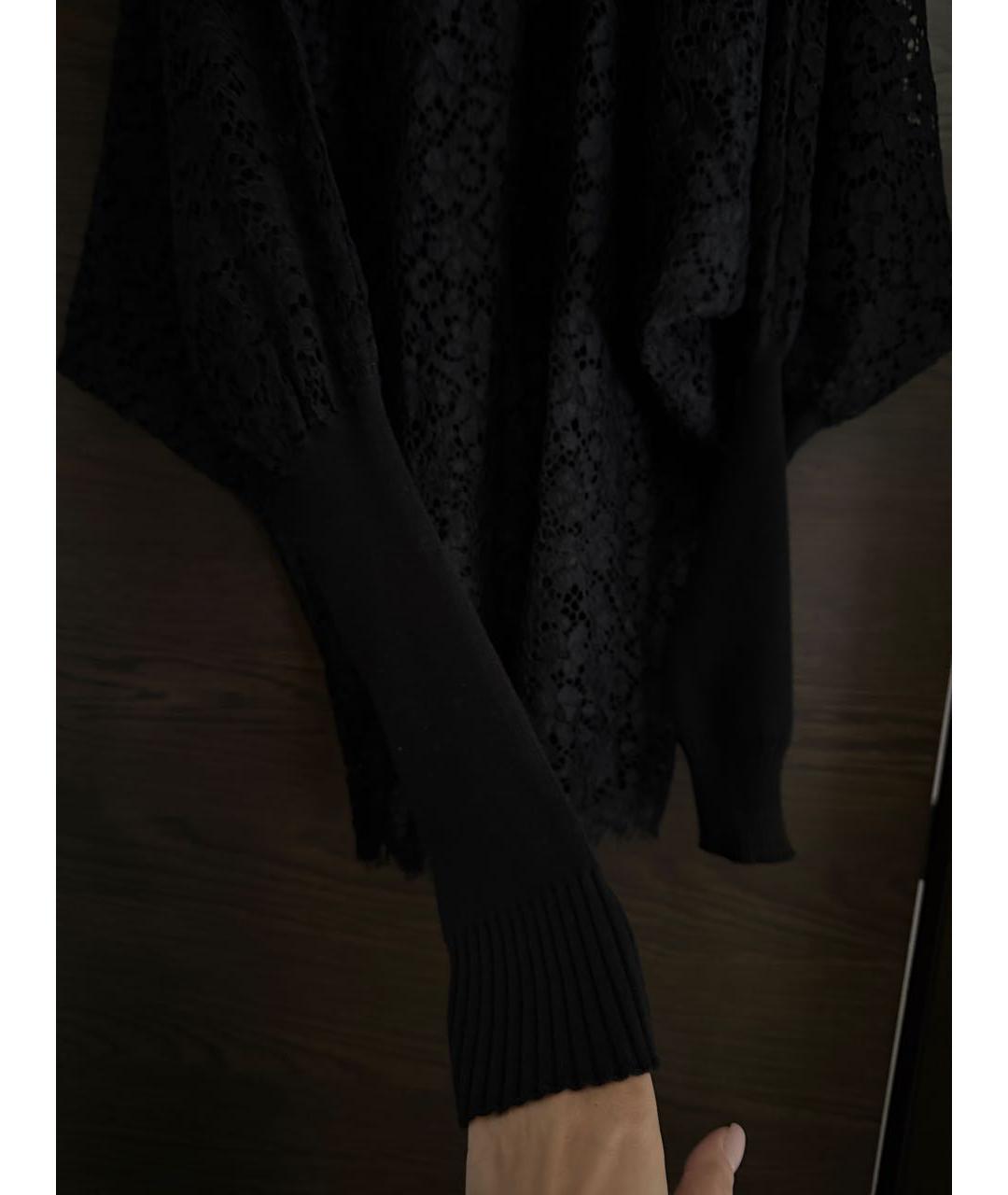 DOLCE&GABBANA Черное кружевное платье, фото 4