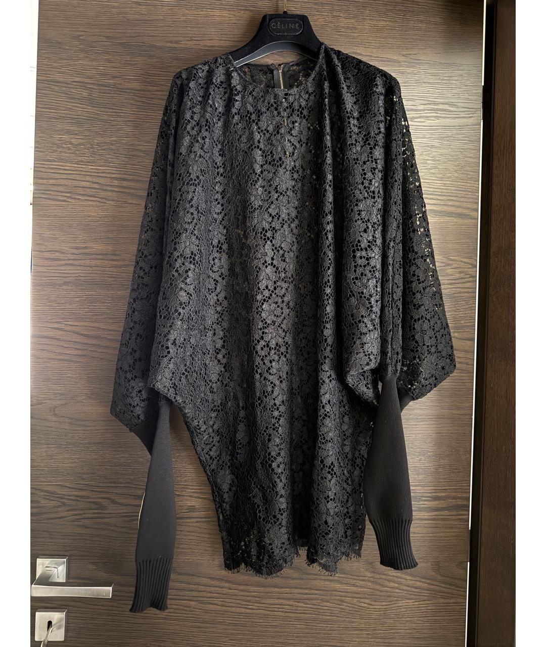 DOLCE&GABBANA Черное кружевное платье, фото 5