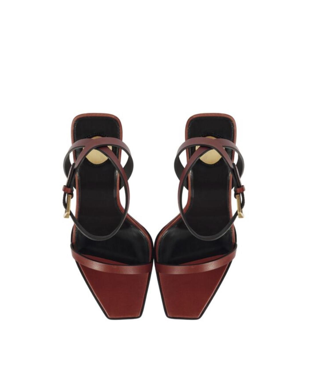 SAINT LAURENT Коричневые туфли, фото 5