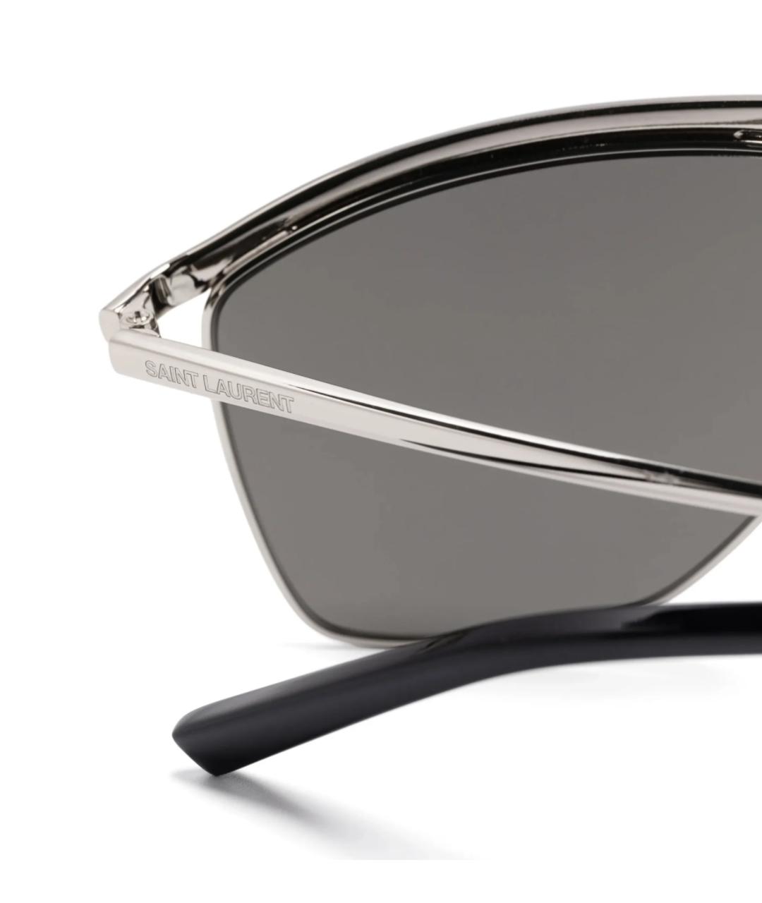 SAINT LAURENT Серебряные солнцезащитные очки, фото 2