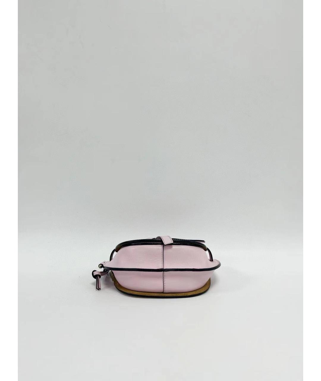 LOEWE Розовая кожаная поясная сумка, фото 4