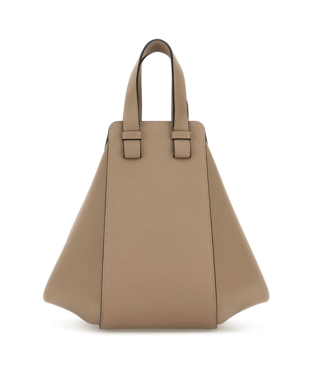 LOEWE Бежевая кожаная сумка тоут, фото 3