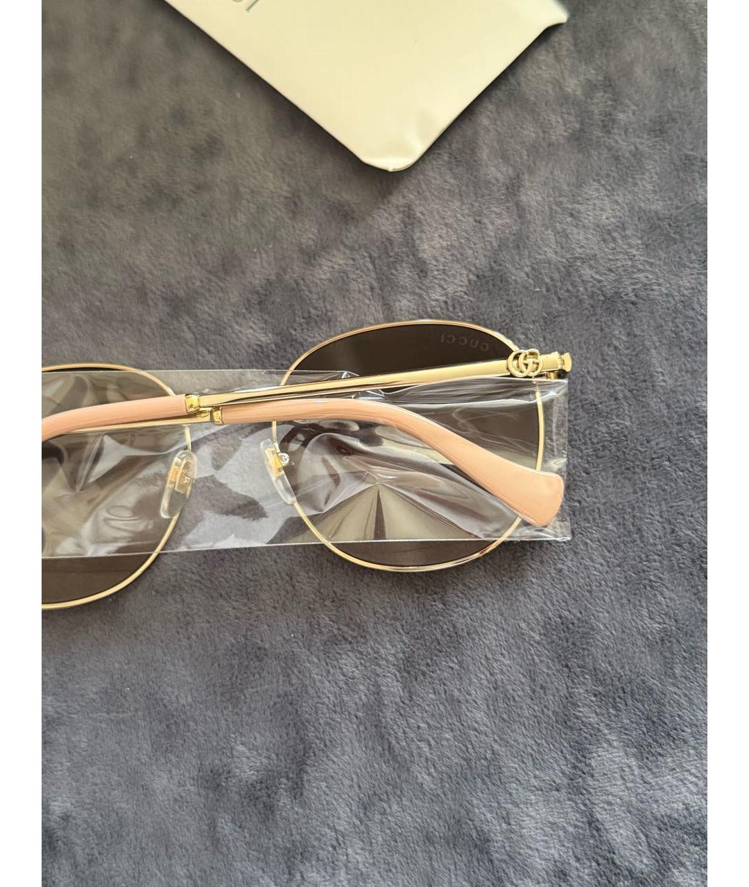 GUCCI Металлические солнцезащитные очки, фото 5