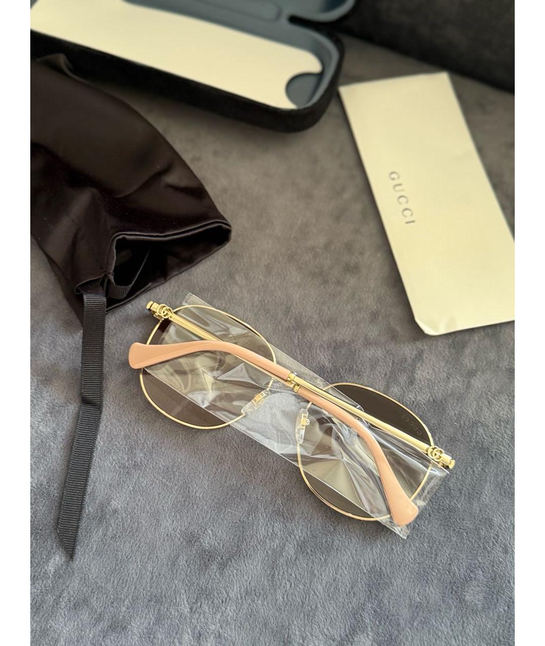 GUCCI Металлические солнцезащитные очки, фото 6