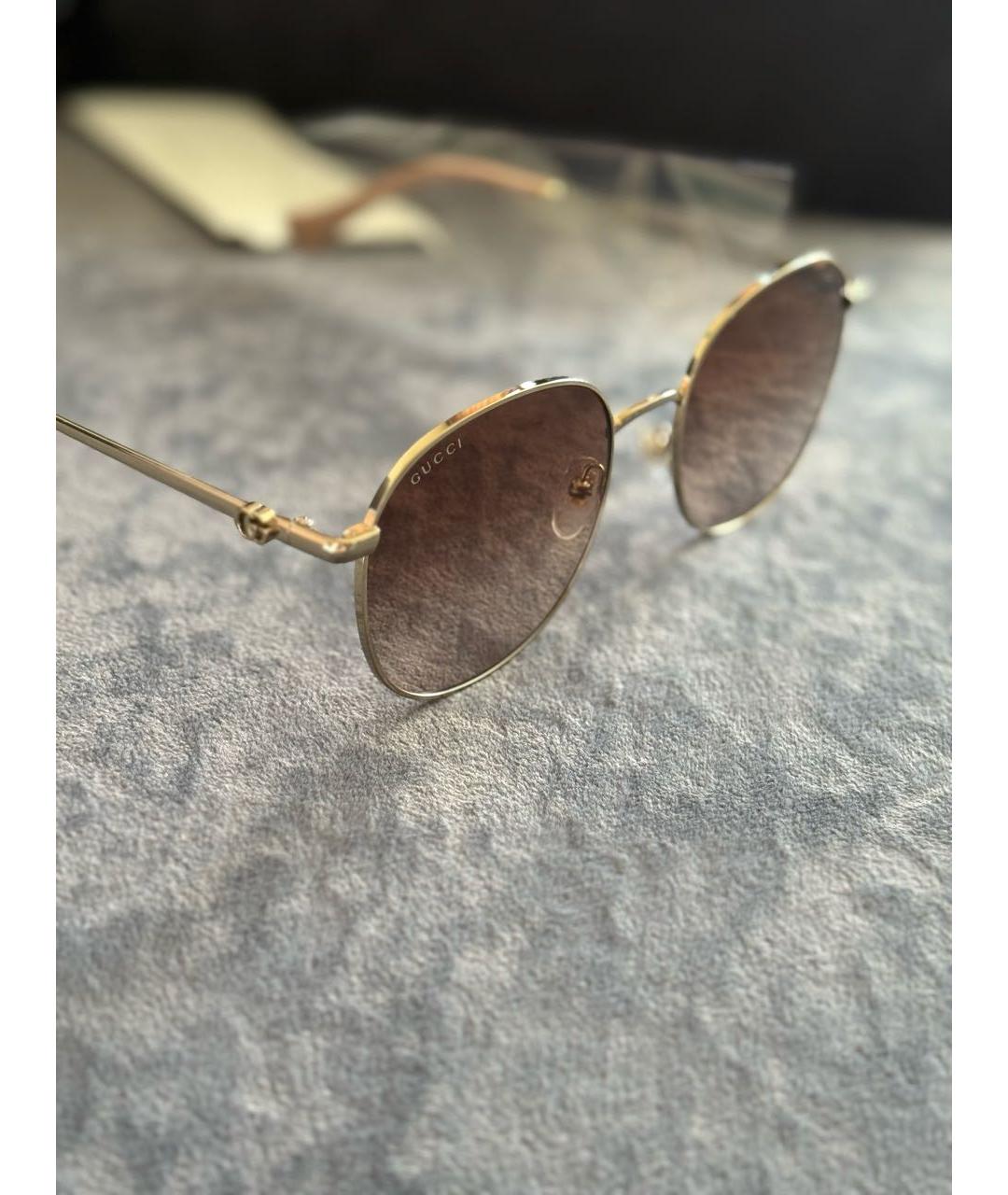 GUCCI Металлические солнцезащитные очки, фото 3