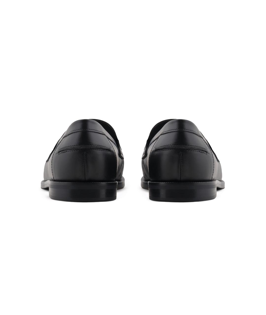 EMPORIO ARMANI Черные лоферы, фото 3
