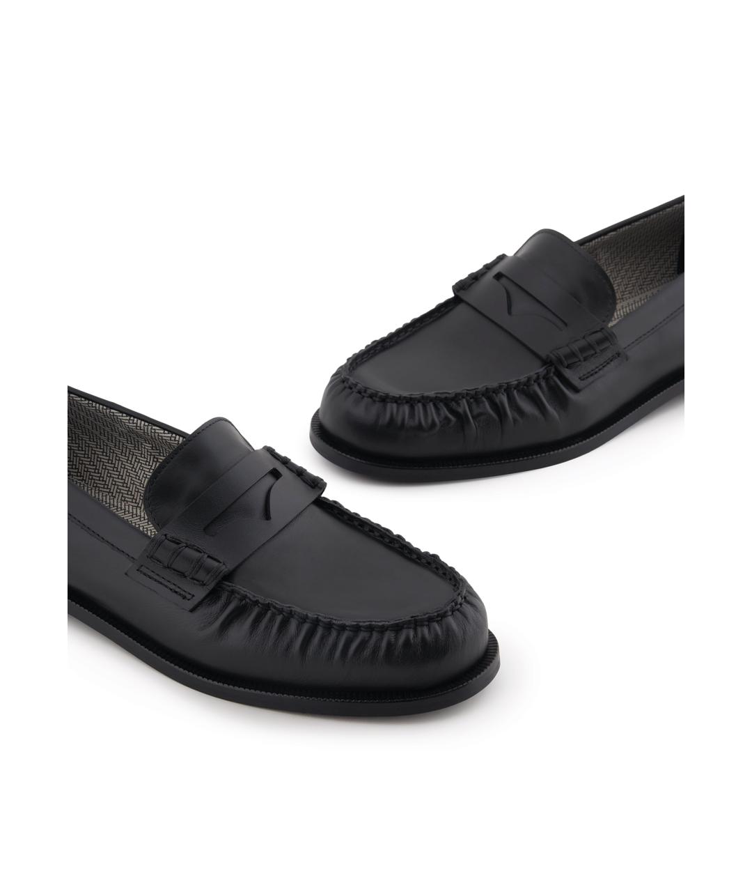 EMPORIO ARMANI Черные лоферы, фото 4