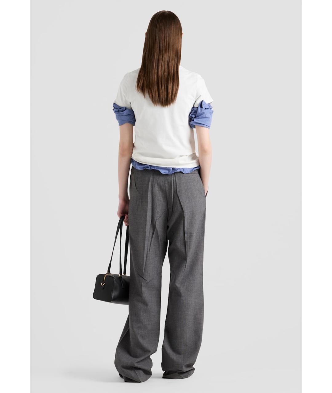 PRADA Белая футболка, фото 3