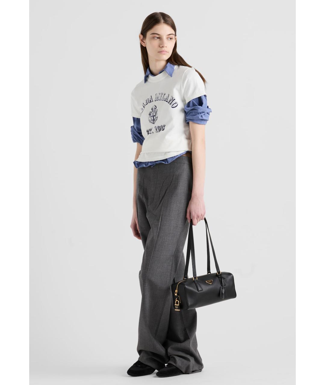 PRADA Белая футболка, фото 2