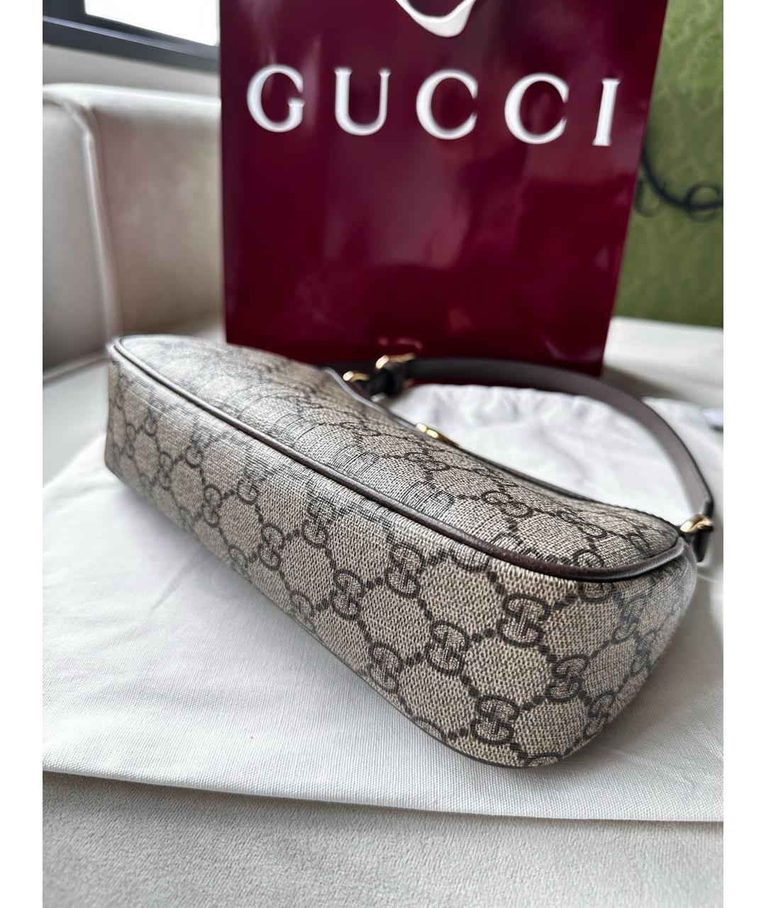 GUCCI Коричневая сумка через плечо, фото 5
