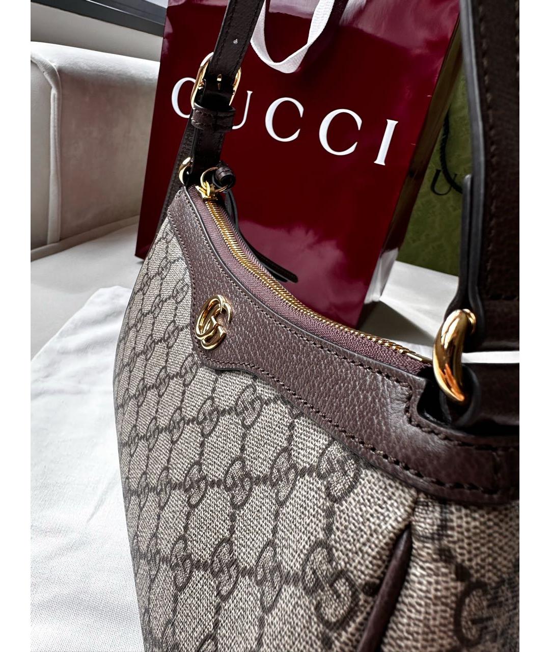 GUCCI Коричневая сумка через плечо, фото 2