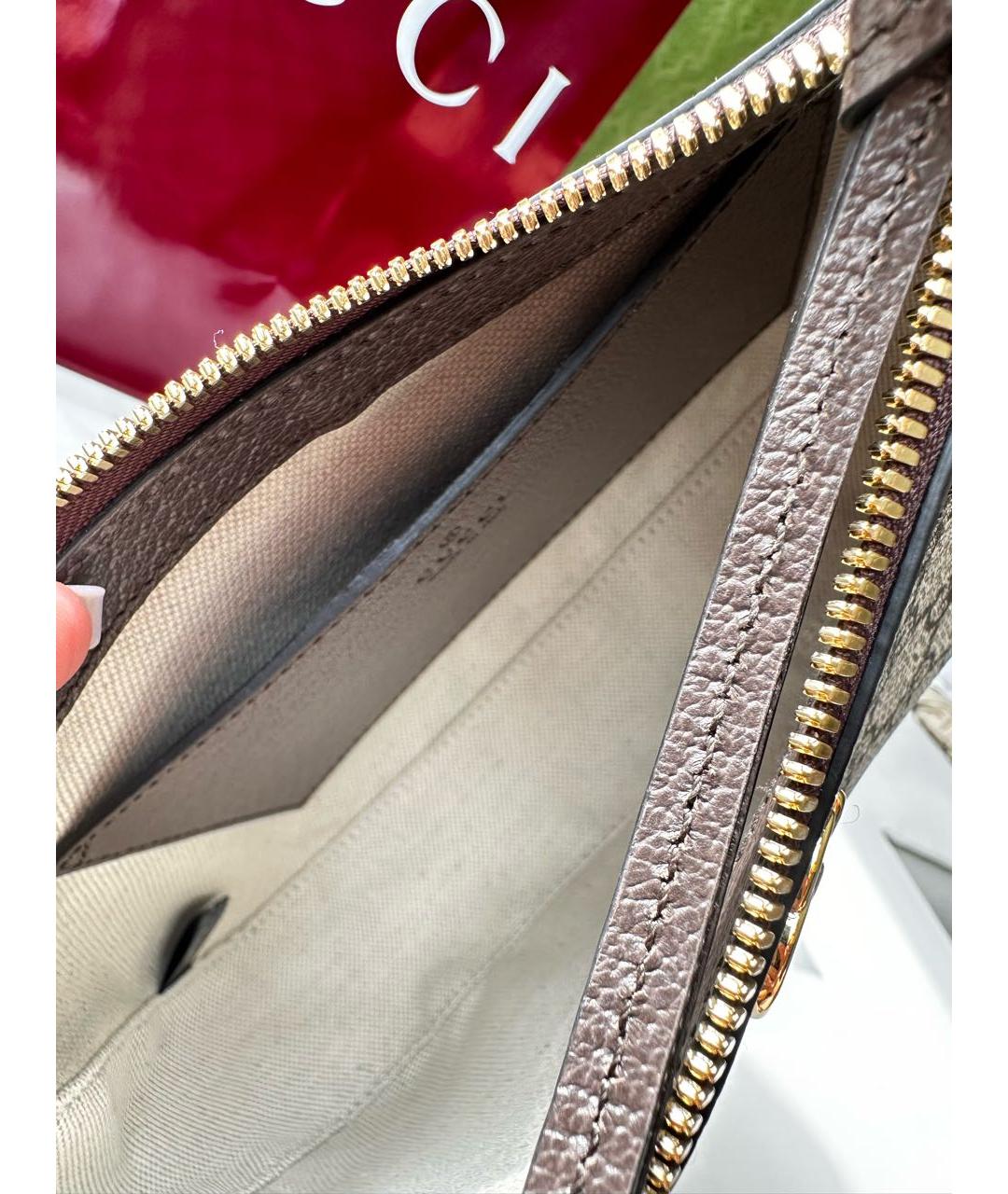 GUCCI Коричневая сумка через плечо, фото 4