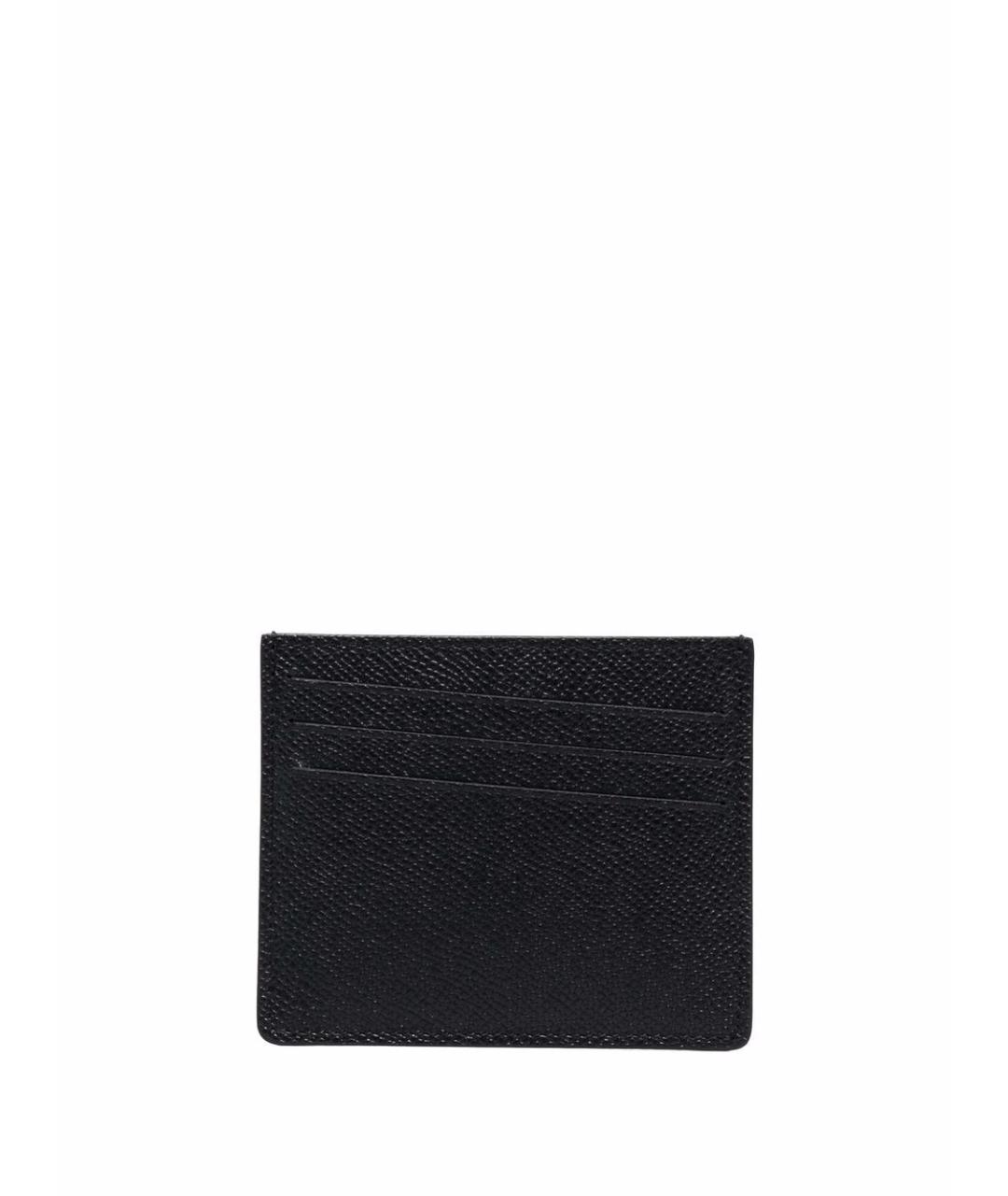 MAISON MARGIELA Черный кожаный кошелек, фото 1