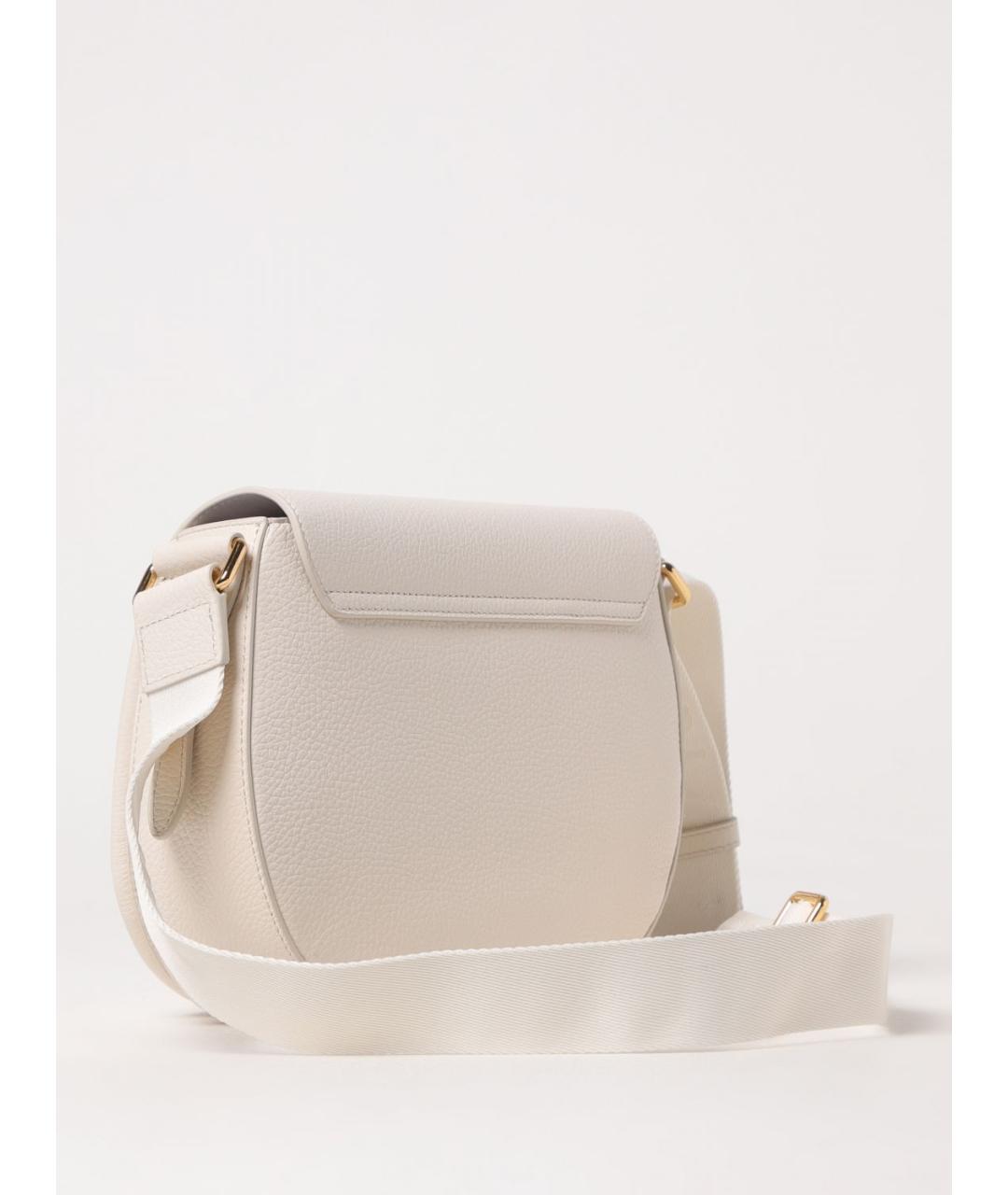 FURLA Бежевая кожаная сумка через плечо, фото 2