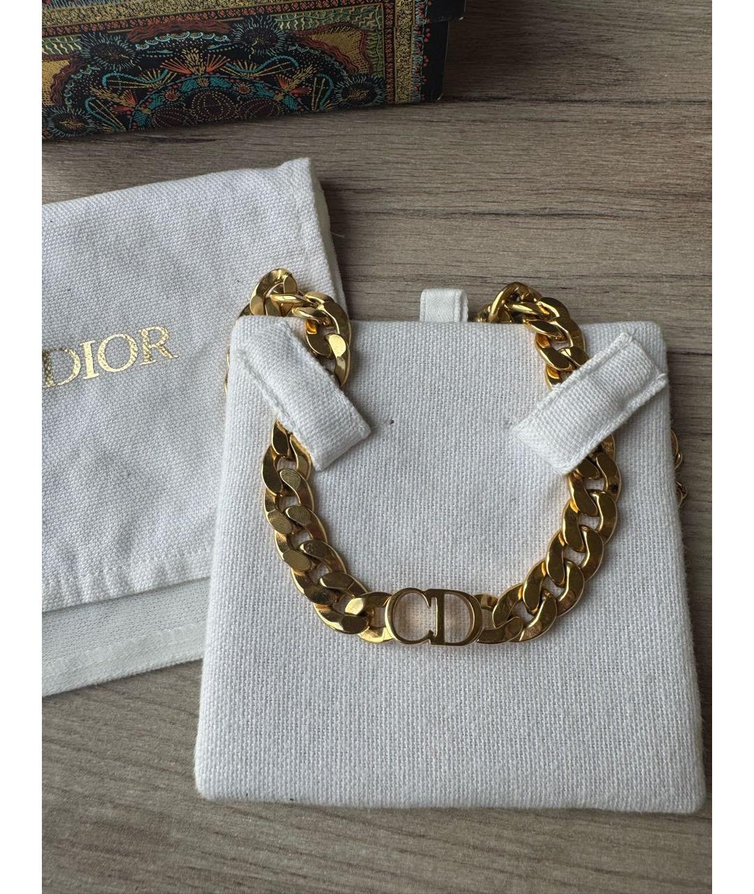 CHRISTIAN DIOR Золотой чокер, фото 5