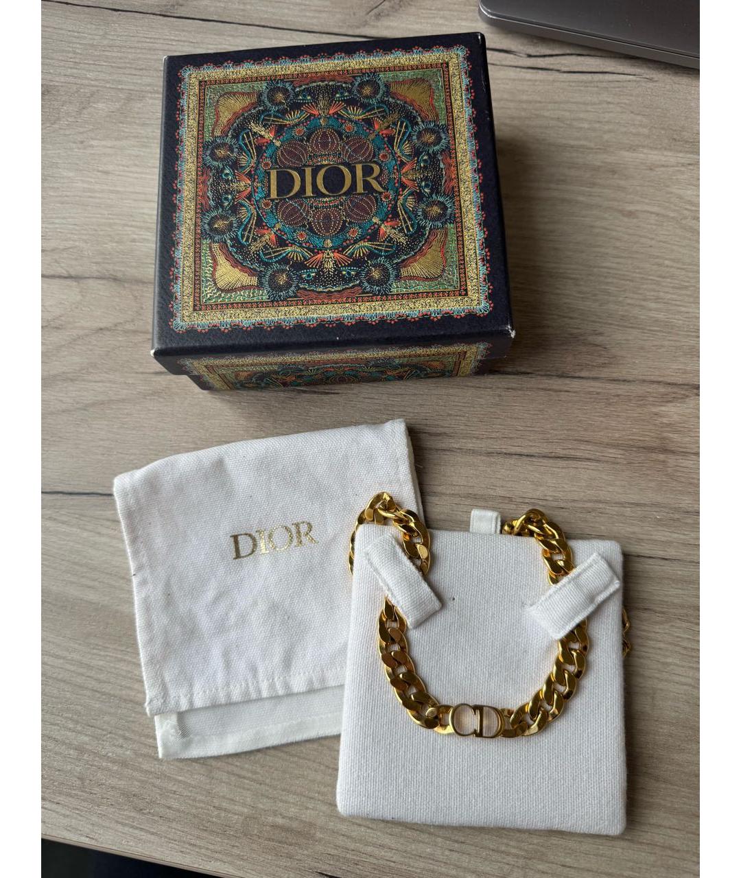 CHRISTIAN DIOR Золотой чокер, фото 6
