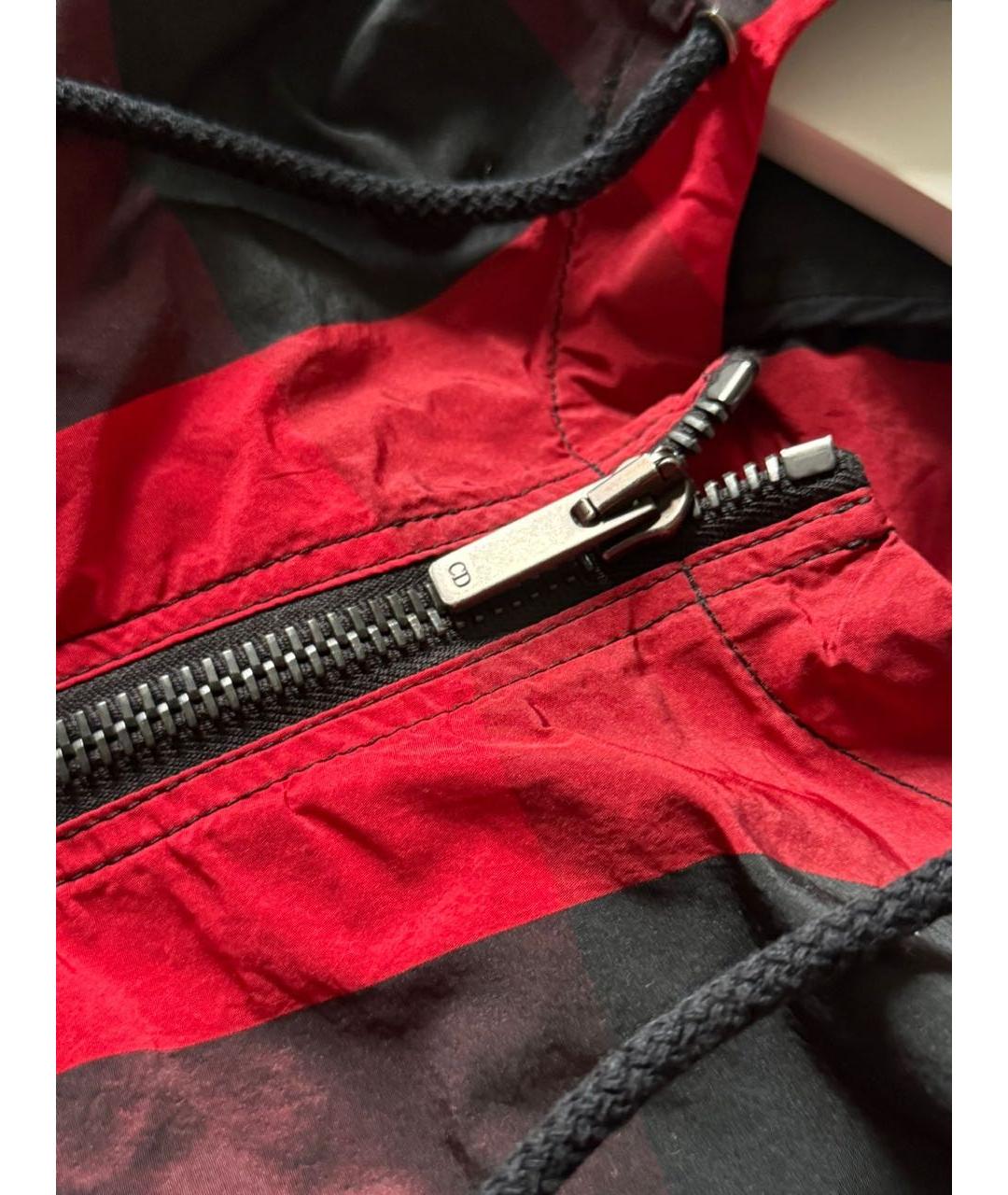 CHRISTIAN DIOR Красная полиэстеровая куртка, фото 4