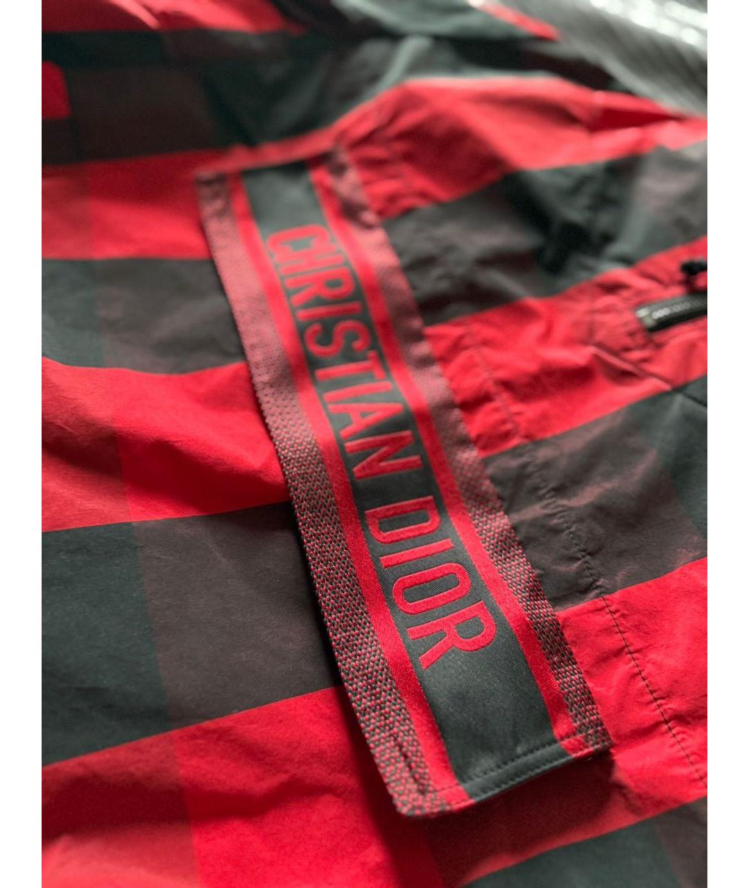 CHRISTIAN DIOR Красная полиэстеровая куртка, фото 2