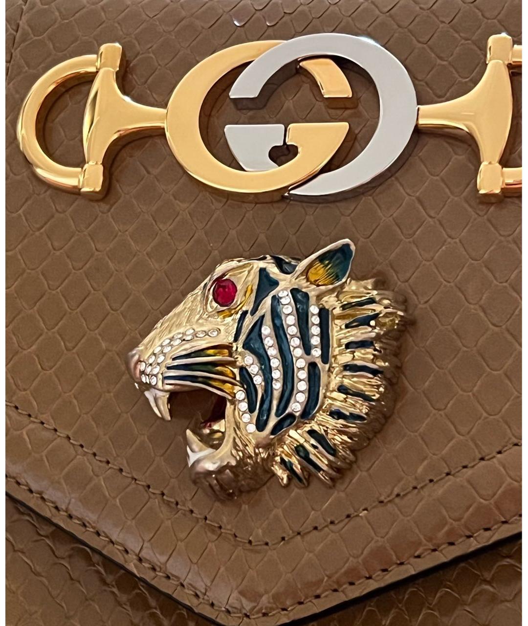 GUCCI Сумка через плечо из экзотической кожи, фото 4
