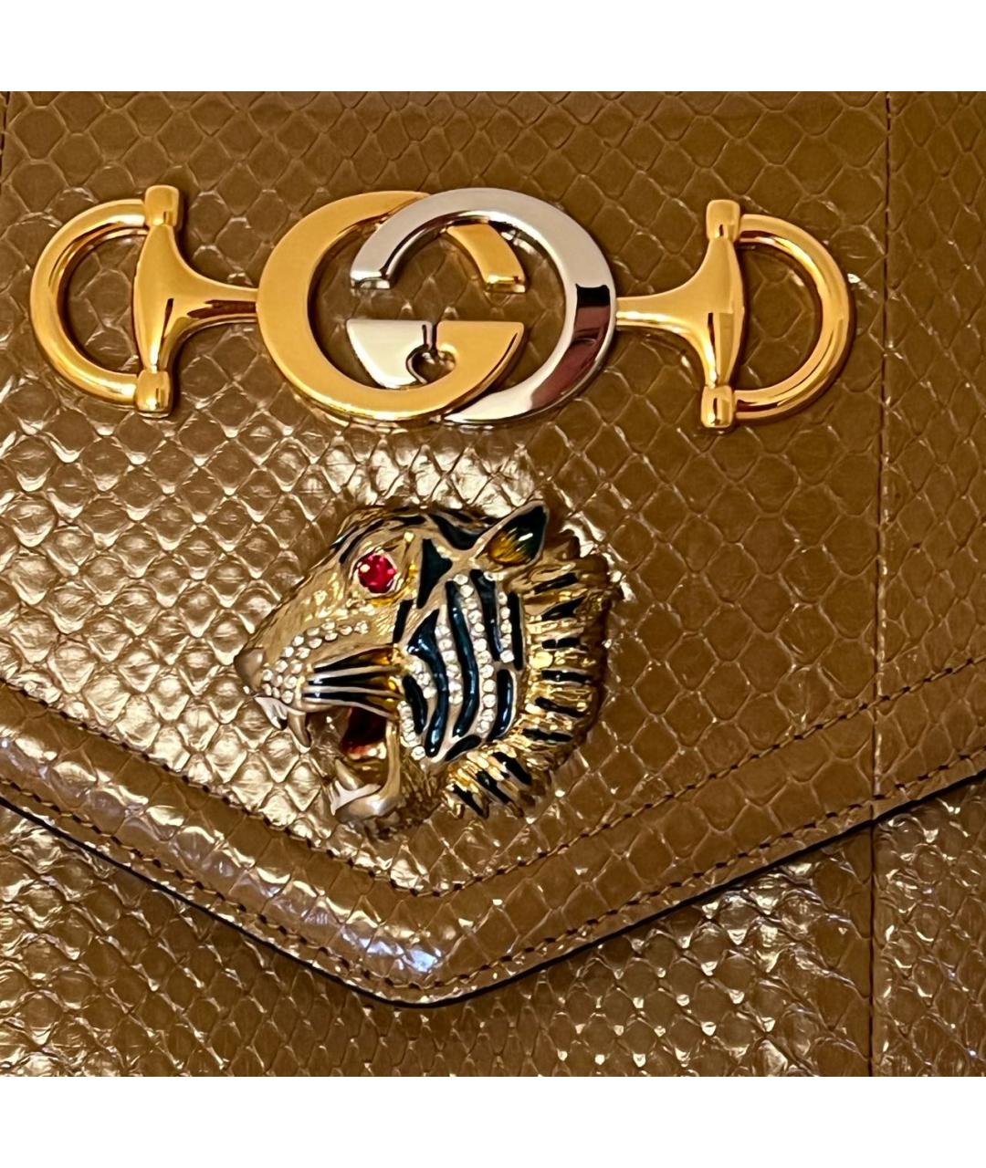 GUCCI Сумка через плечо из экзотической кожи, фото 7