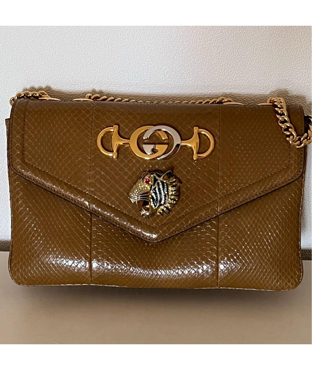 GUCCI Сумка через плечо из экзотической кожи, фото 9